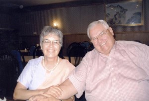Darlene with her husband, Bruce Large