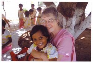 Darlene Large with HOINA child